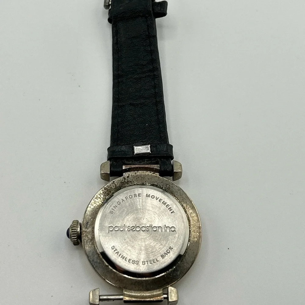 PS Paul Sebastian Genuine Leather Quartz Analog Men's Dail Only Watch #560